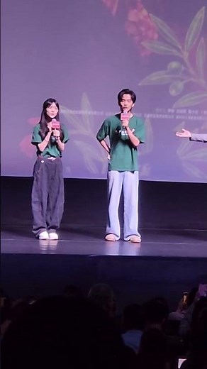 《给阿嬷的情书》新加坡路演，男女主角共唱主题曲