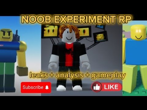 Noob Experiment RP | GAMEPLAY AND LEAKS | (Roblox)