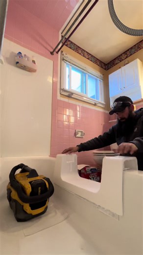 Installing the tub cut out and checking fitment. Almost done!