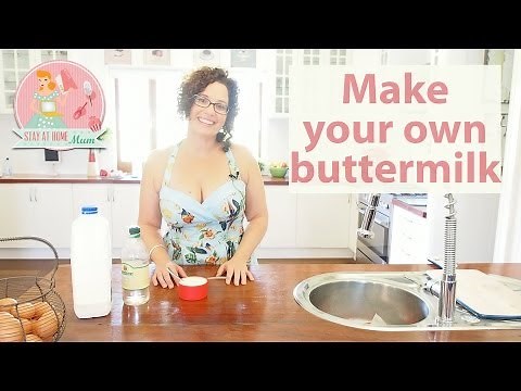 How to make your own buttermilk: Stay at Home Mum