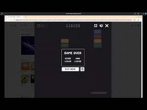 Google Doodle Block Breaker - 118150 Points (Current World Record)