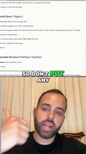 Cold email script formatting best practices