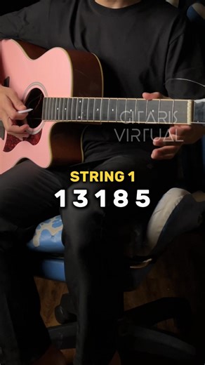 1.2M views · 20K reactions | Coldplay - The Scientist | 1 Strings Guitar Tutorial | Shifa Sihatul Iman | Facebook