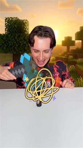Minecraft magic axe…🪓