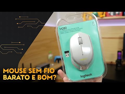 MOUSE LOGITECH M280: MOUSE SEM FIO BARATO E BOM? (UNBOXING E TESTE)