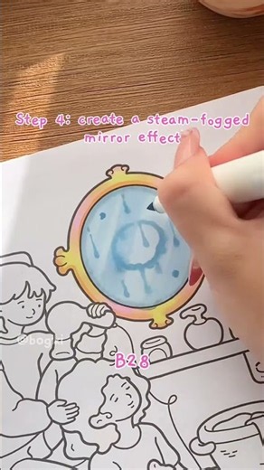Bogiki | How to Color Foggy Glass #bogiki #bogikicoloring #coloringbook