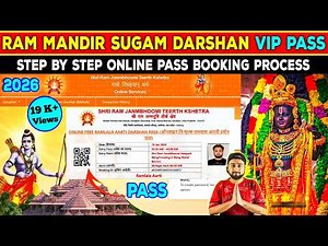 Ram Mandir Sugam Darshan VIP Pass Booking 2026: Aarti & Sugam Darshan | Ayodhya