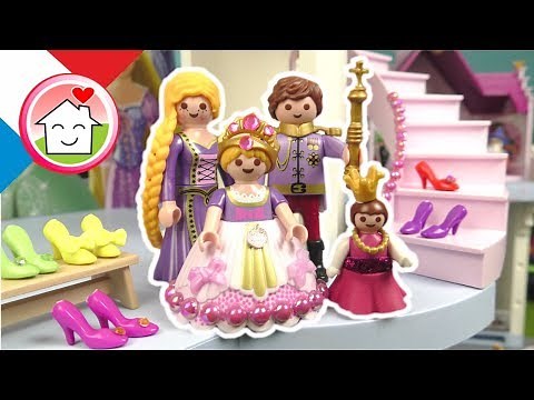 Raiponce Cendrillon Arielle – La Famille Hauser au château de conte de fées Playmobil en francais