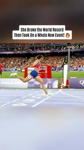 The moment Sydney McLaughlin-Levrone made history AGAIN 🏆 #worldrecord #trackandfield