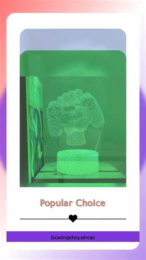 Gamepad Night Light – Fun, Relaxing & Perfect for Gamers