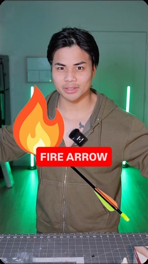 𝑪𝑹𝑰𝑺𝑷𝑶 on Instagram: "How to make a fire arrow!! #arrow #cosplay #trickarrow #archery #reels"