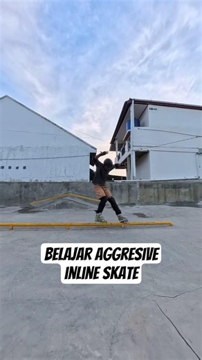 Try to learn Aggressive Inline Skate #sepaturoda #rollerblading #inlineskating #aggressiveinline