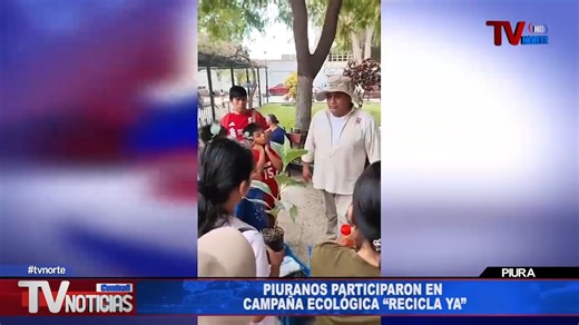 🔴🔵 #PIURA: A través del Programa EDUCCA, la comuna provincial desarrolló esta jornada educativa en la Plaza de Armas, donde niños, jóvenes y público en general aprendieron la importancia de segregar adecuadamente los residuos y adoptar hábitos responsables con el entorno, promoviendo una ciudadanía ambiental responsable. | TV Norte