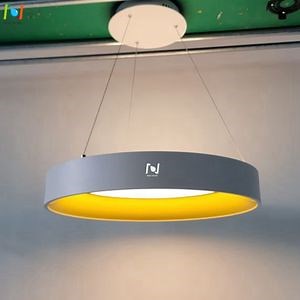 [Hot Item] LED Office Round Ceiling Pendant Light Interior Lighting Chandelier Lamp Panel Light