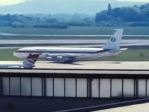 RARE FOOTAGE from 1980, Britannia airways Boeing 720