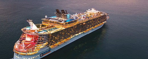 Symphony Of The Seas ┃ Current location and position