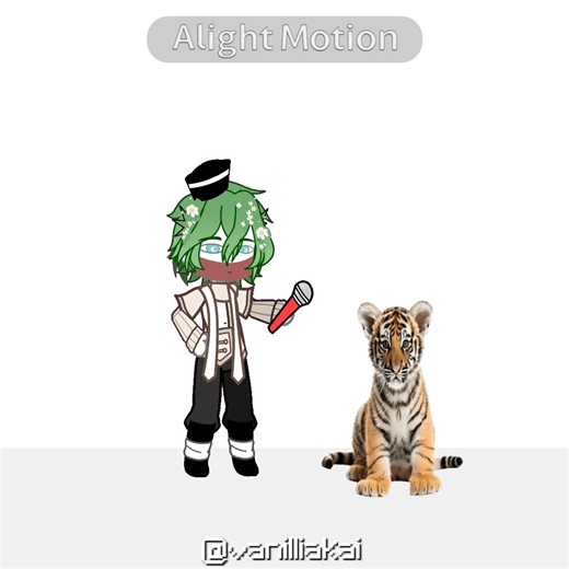 Iran and his tiger (alien) friend😛 | Countryhumans #gacha #shorts