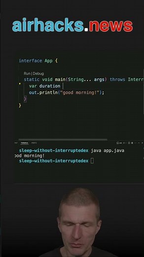 Park (Nanos) To Block ...Without InterruptedException #java #shorts #coding #airhacks