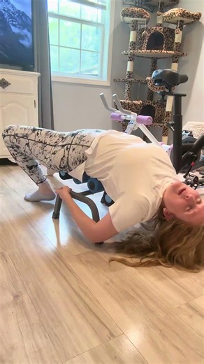 This compact inversion table is an easy way to stretch and unwind after spending all day on your