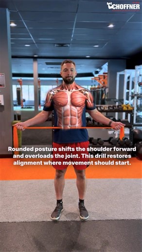 Posture & Shoulder Positioning With Bruegger’s With Band #shoulderrehab