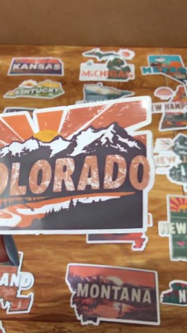 Retro Colorado Vinyl Sticker | Mountain State Decal