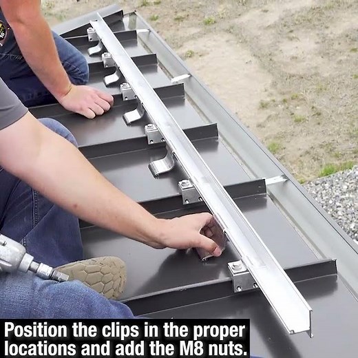 Prevent snow from falling off your metal roof! #shorts