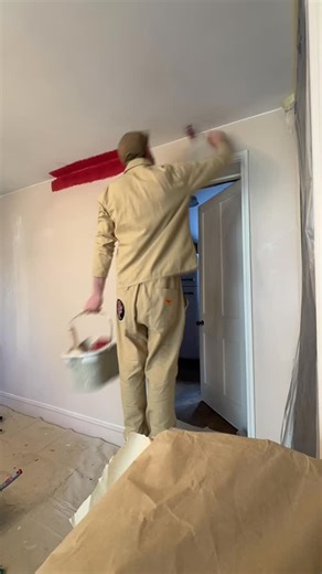 Is this your vibe or too bold to handle? 😈 Painted head-to-toe in Craig & Rose Medici Crimson — because beige was never my personality. #InteriorDesign #StatementInteriors #MediciCrimson @craigandrosepaints | Scott Barney Painting and Decorating