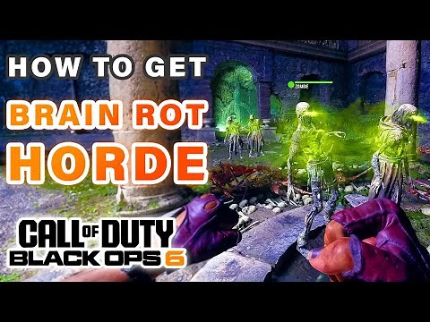 How to get a Brain Rot Zombies Horde on The TOMB Map ► Black Ops 6 Zombies