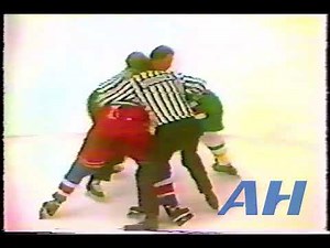 NHL Jan. 31, 1981 Bobby Smith,MIN v Tom Laidlaw,NYR Minnesota North Stars New York Rangers