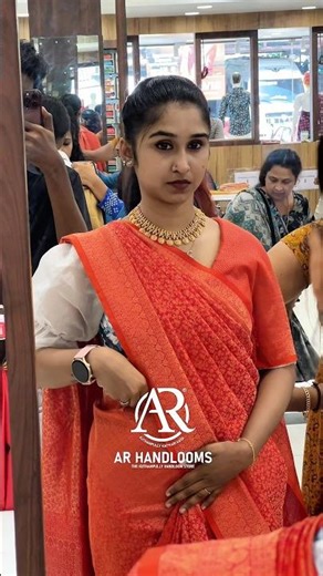 Red Wedding Saree Draping ❤️