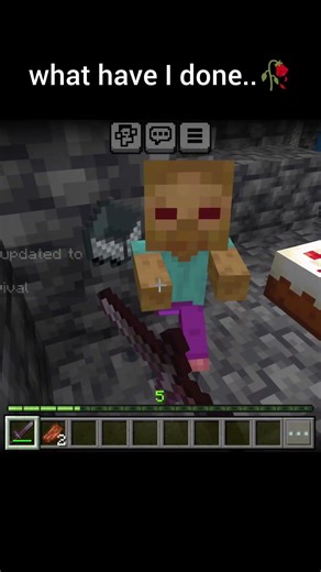 what have i done..🥀 #minecraft #edit #shorts