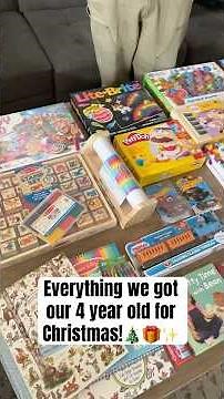 WHAT I GOT MY KIDS FOR CHRISTMAS!🎄🎁 EVERYTHiNG we got for our 4 year old #shorts #christmas