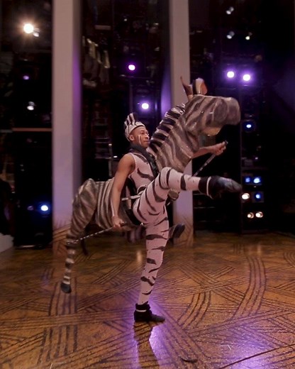 Watch the strong and majestic Zebra come to life. | The Lion King - Musical