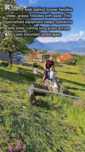 Remote Controlled High Slope Mower