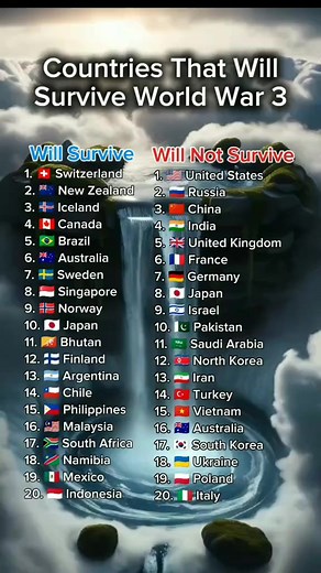countries that will survive World War III countries country geography flag rank #failarmy #hilights #Update | Jv Langga