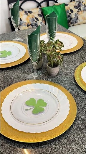 St. Patrick’s Day Table Setup Ideas 🍀 Elegant Green & Gold Tablescape Inspiration