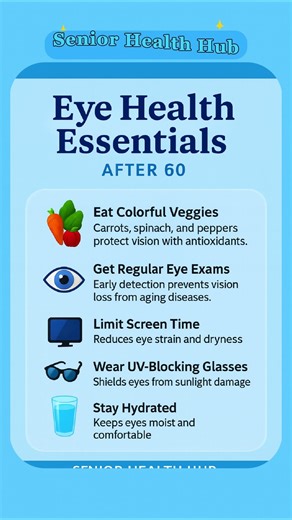 Eye Health Essentials After 60 | Simple Daily Vision Tips for Seniors