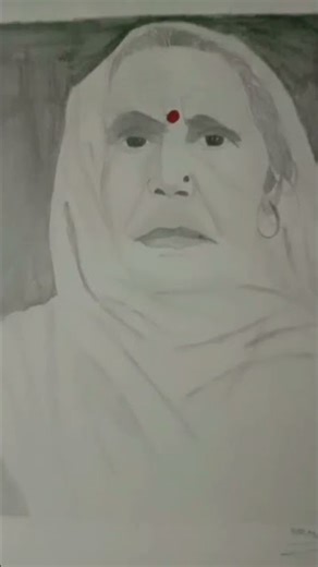 old woman sketch 😍 #drawing video #new 2026 drawing #yshorts