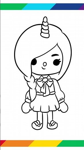 TOCA BOCA Rysowanie #tocaboca | How to Draw Toca Life World Character