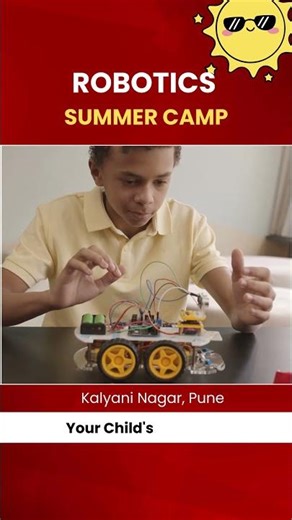 Turn screen time into skill time! Kids build robots & learn coding this summer. Register today.