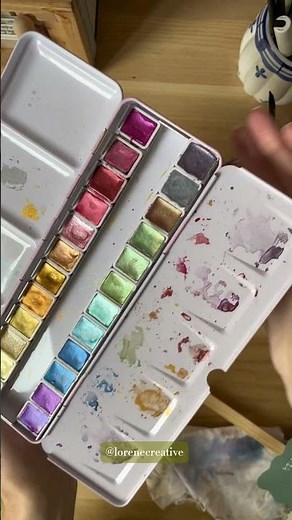 DIY - Un calendrier 2025 en aquarelle - Janvier #loisirscreatifs #diy #diydeco