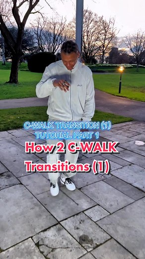 How to do C-Walk Transitions Tutorial Part 1🤞🏾u want to learn more basic Steps and variations of the V-STEP, than check out my TikTok SERIES! 🙏🏾 *disclaimer don’t do this in the wrong neighborhood, so u might not get into problems. See it more as a footwork coordination training for yourself. ✌🏾 just love and peace & keep it moving! 🔥👊🏾 #cwalk #tutorial #howtodo