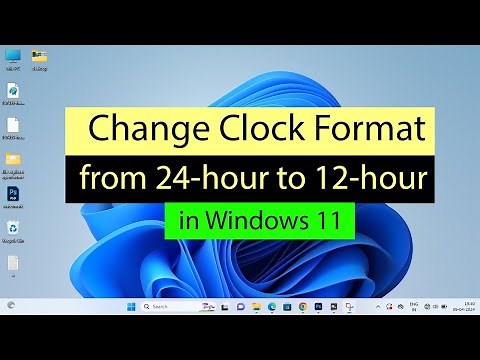 How to change clock format from 24-hour to 12-hour in Windows 11?