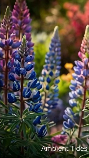 Lupine Flowers Swaying in the Spring Breeze | Nature’s Beauty in Motion