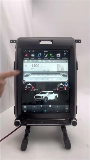 12.1 inch Tesla Style Screen for ford F150 Android Car Stereo 2014-#fordf150 #carplay #f150
