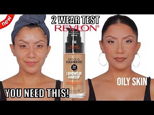 2 DAY WEAR *new* REVLON COLORSTAY FOUNDATION SPF 15 *oily skin* | MagdalineJanet