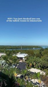 As one of the tallest buildings in Islamorada, our resort is grandfathered into building code regulations, offering some of the most breathtaking views in the Florida Keys. Who are you waking up to this view with? 🌊🏝️ | Three Waters Resort & Marina