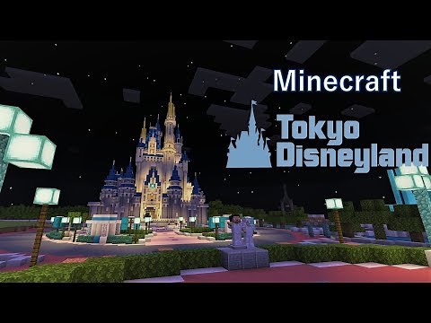 【Minecraft】マインクラフトで東京ディズニーランドをつくる Part.4 ～シンデレラ城～