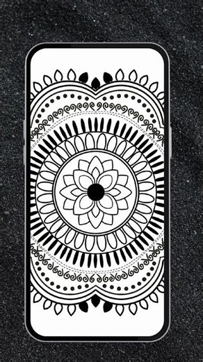 Procreate Mandala Art 📱✏️| Digital Design #illustrationprocess #procreatedrawings #mandalaart