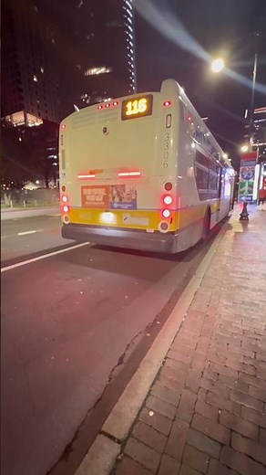 MBTA XDE Start up on route 116, bus 3306 #mbtabuses #mbta